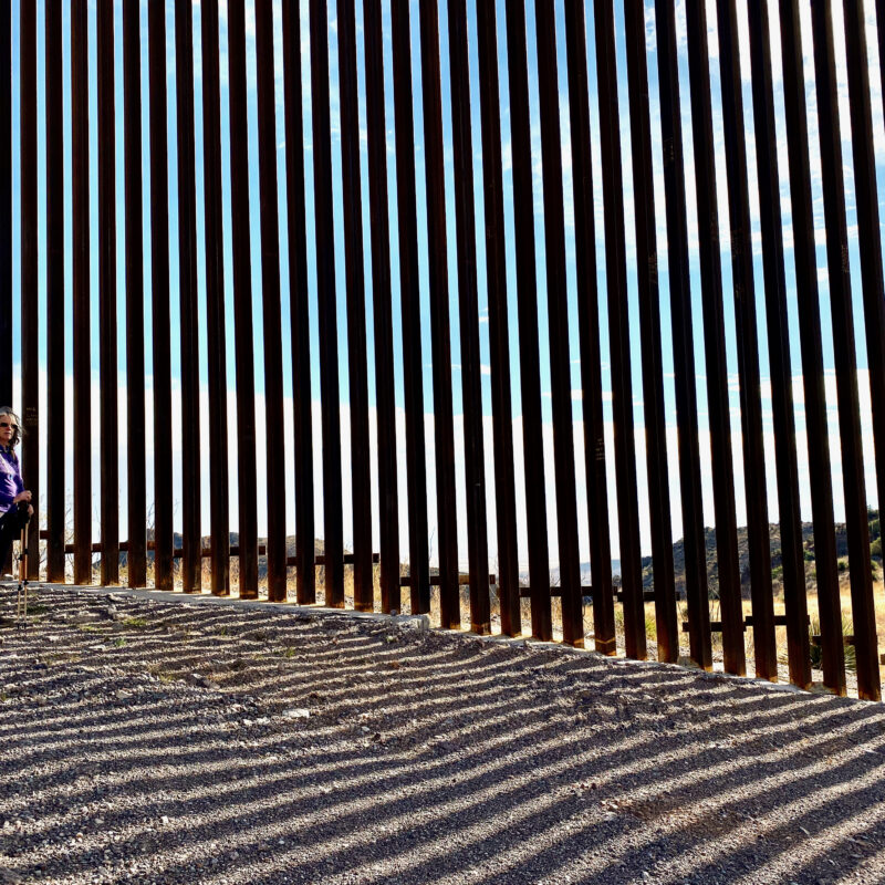 Border Wall to Scale