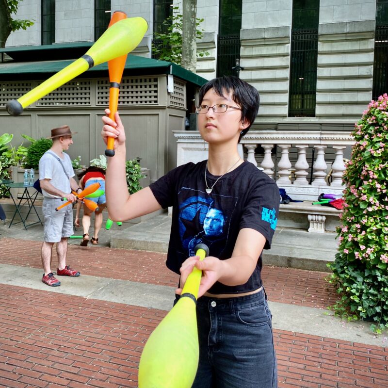 Anna With Clubs