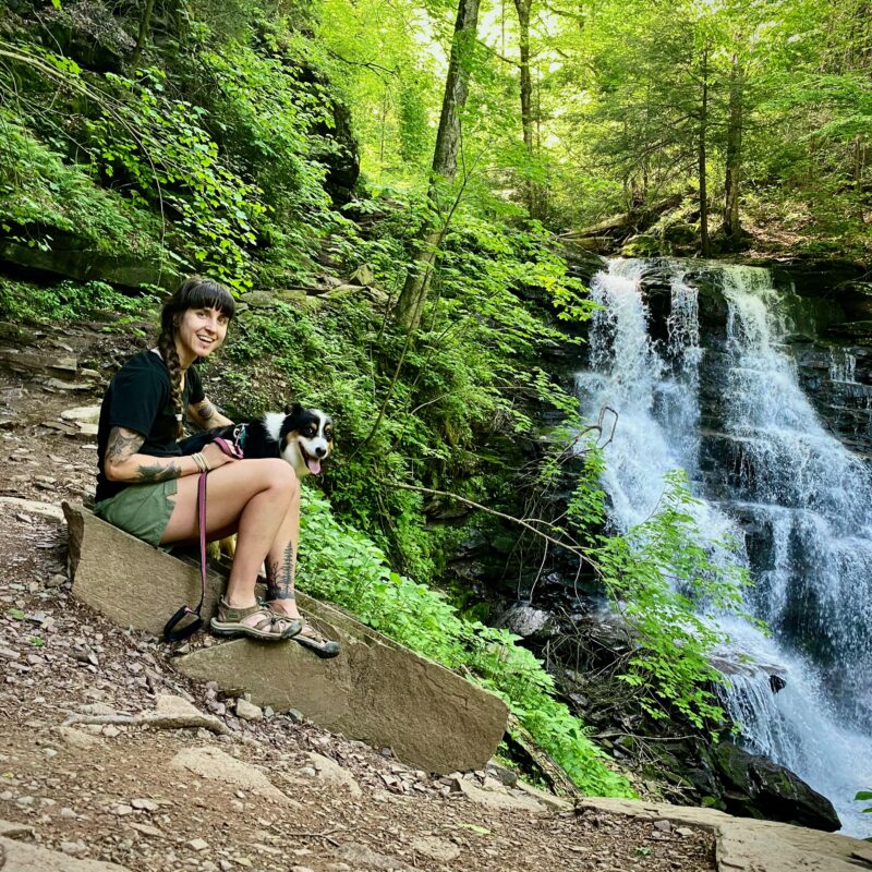 Cookie & Bella at Rickett's Glen