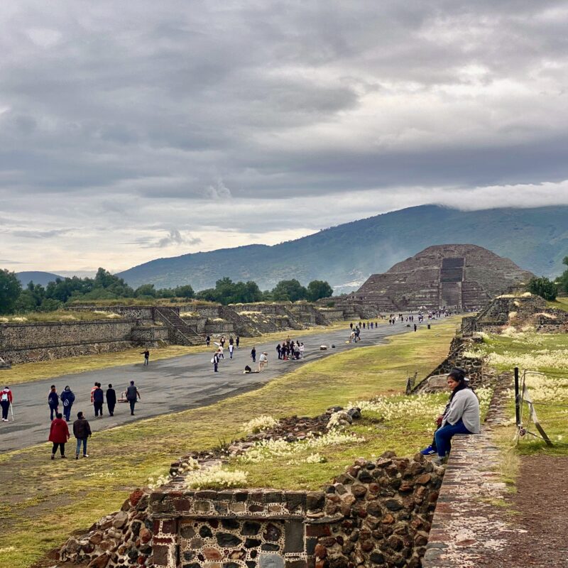 Walkway to the Pyramid of the Moon