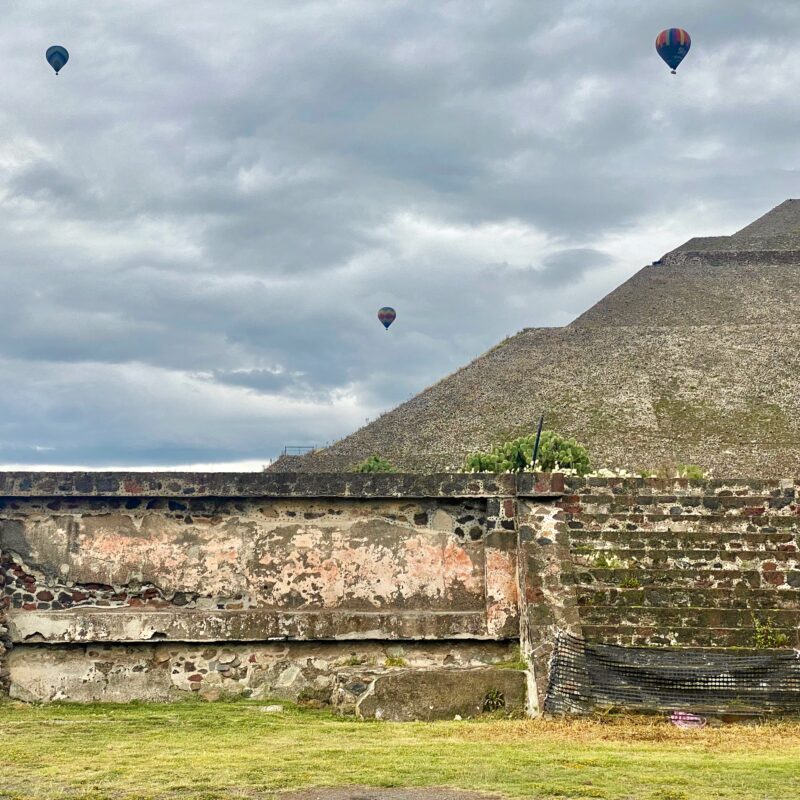 Hot Air Balloons over the Sun