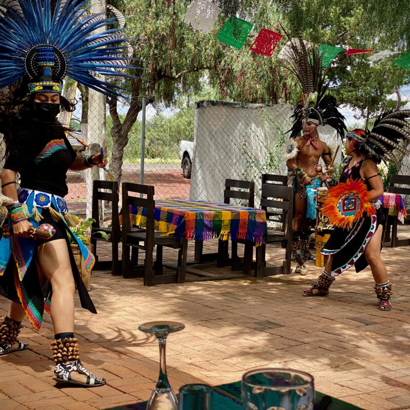 Cultural Busking near Teotihuacan