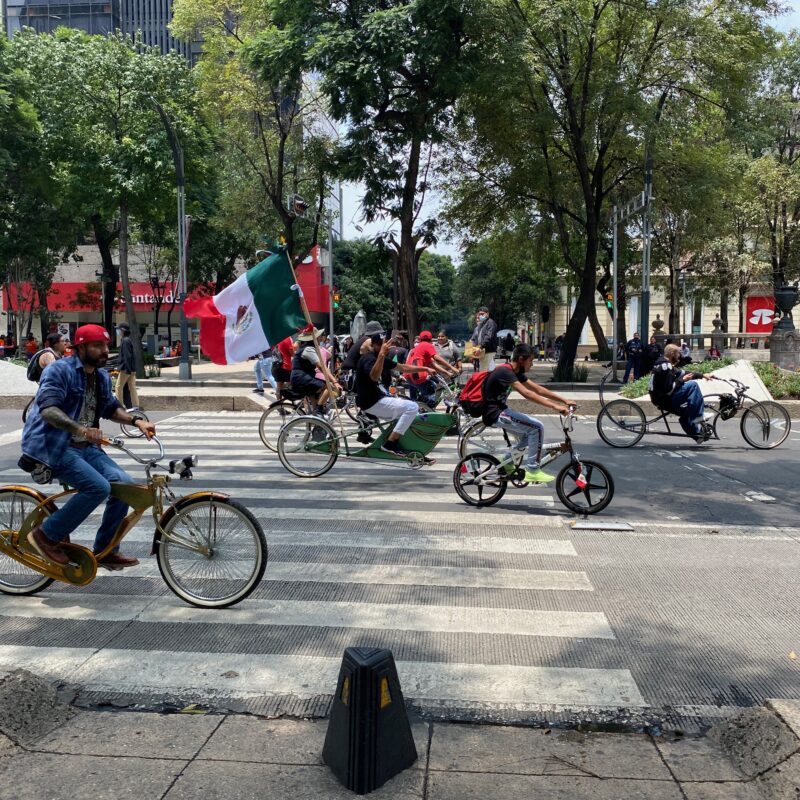 Bikers on Reforma