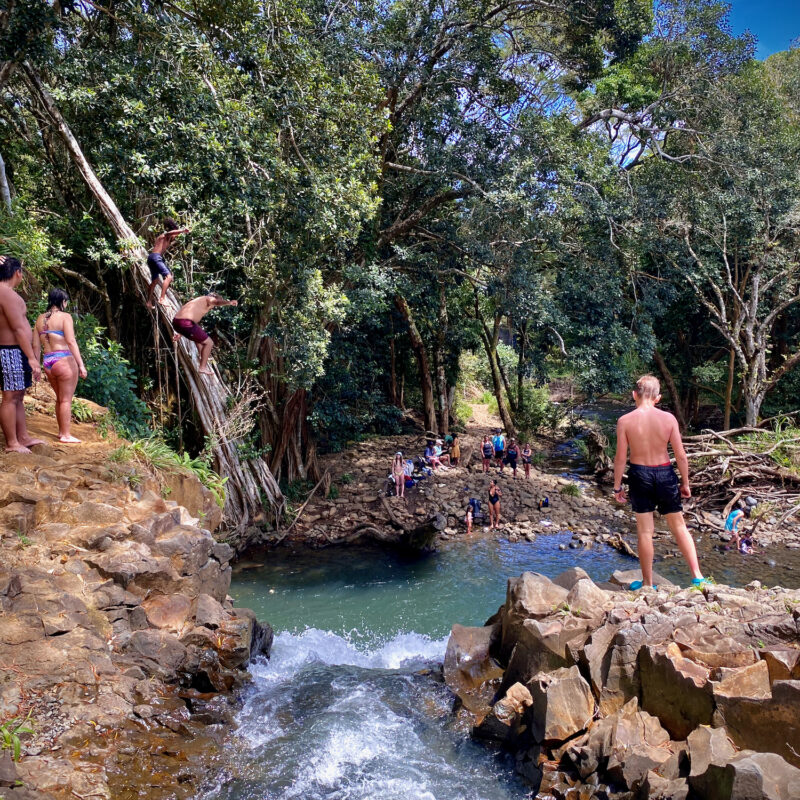 Cliff Jumpers at Twin Falls