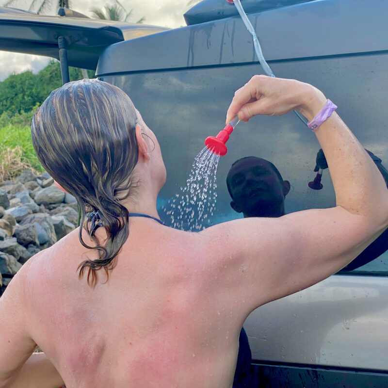 Makeshift Camp Showers
