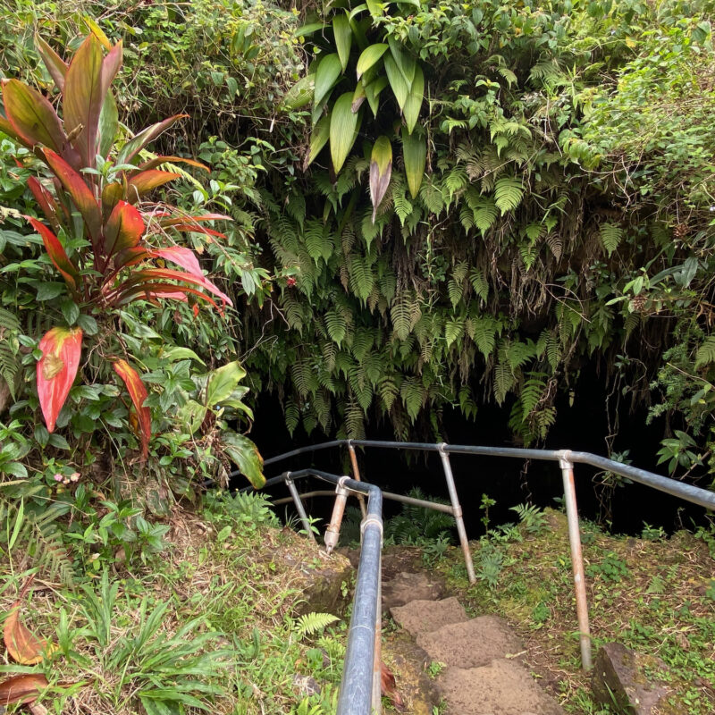Into the Lava Tube