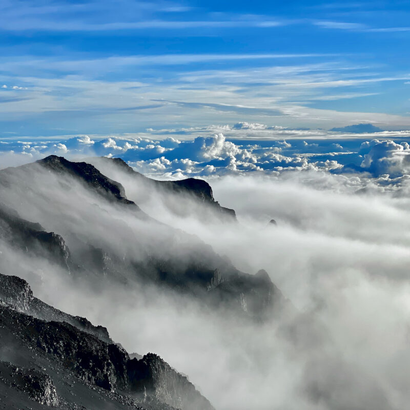 Misty Slopes of Haleakalā