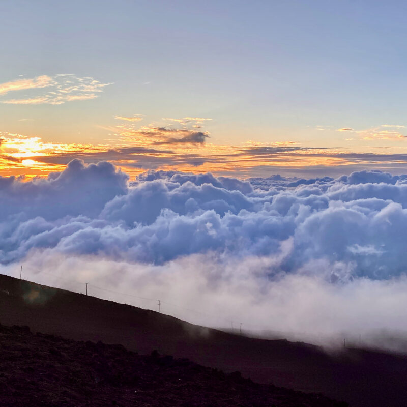 Last Bit of Clouds Before Sunset