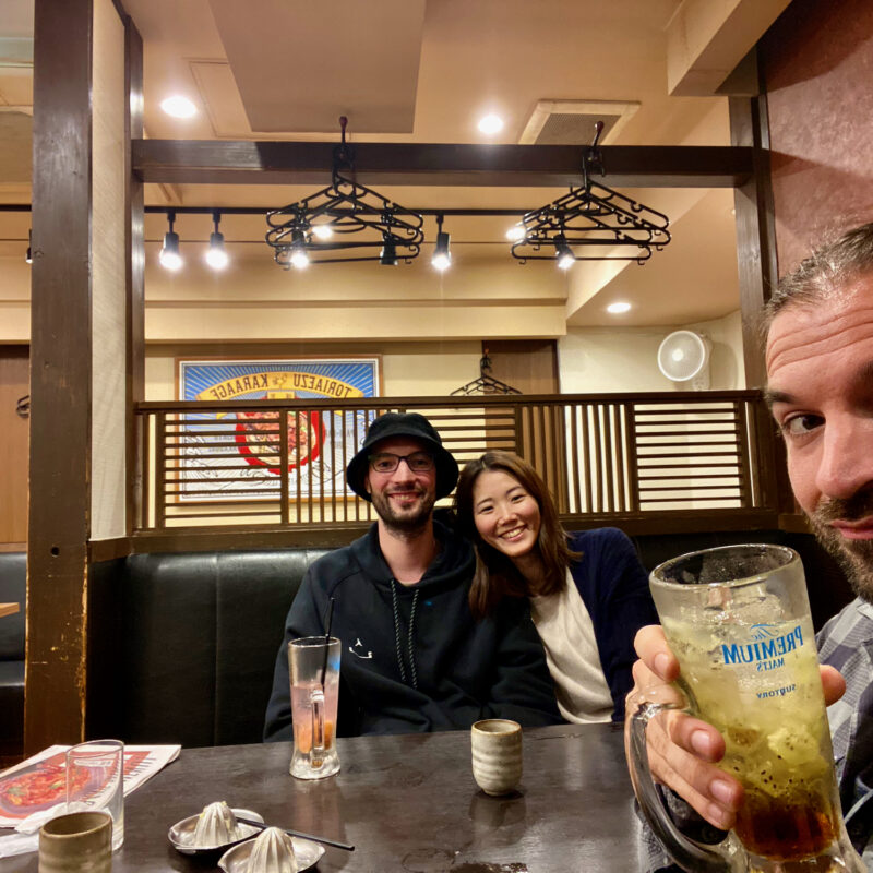 Cheers with the Homies