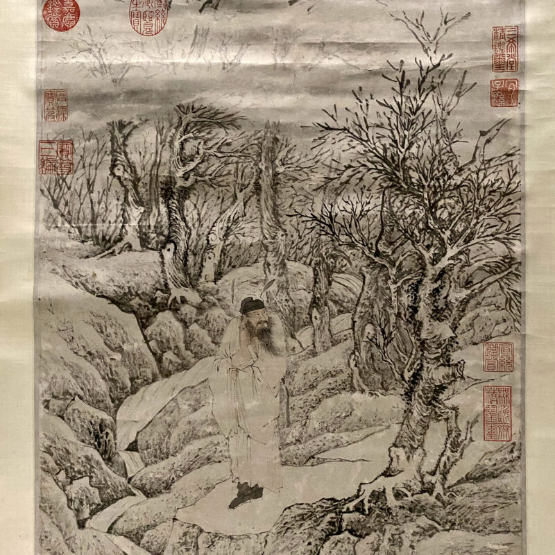 Zhong Kui In A Wintry Grove