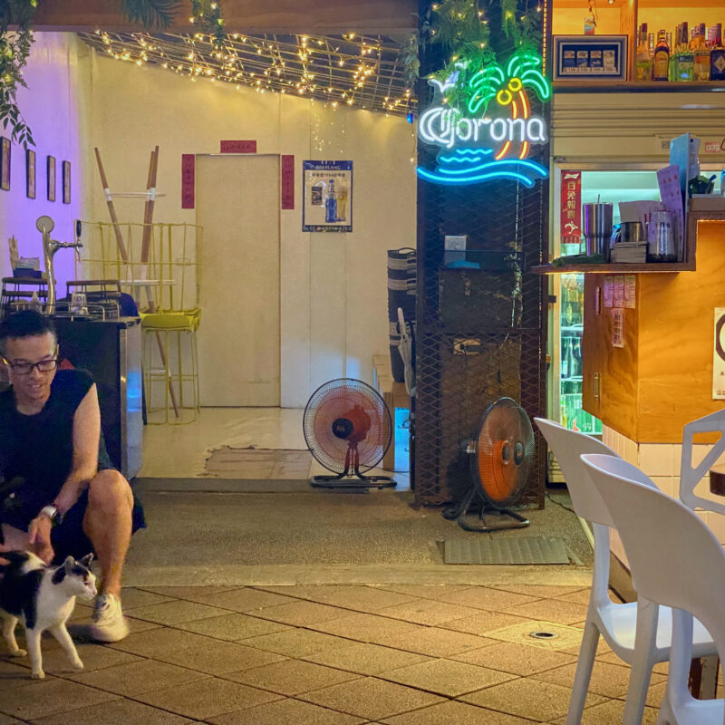 Night Vibes at the Ximending Bar