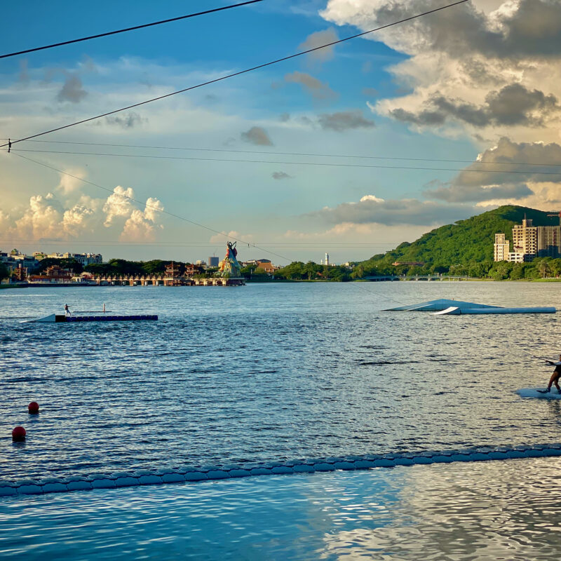 Wakeboarding On Zuoying