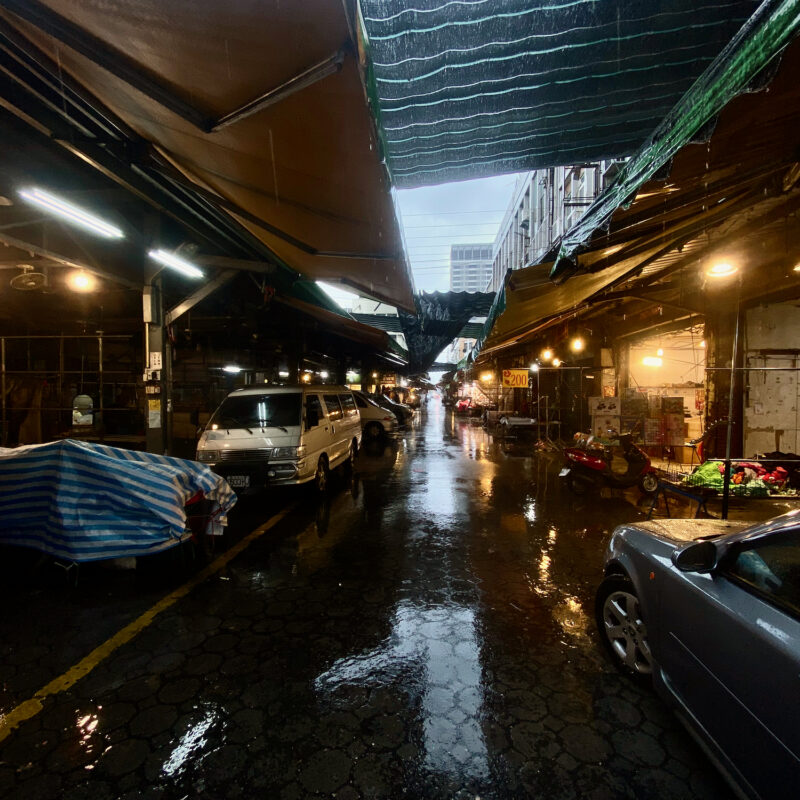 Dampened Street Market