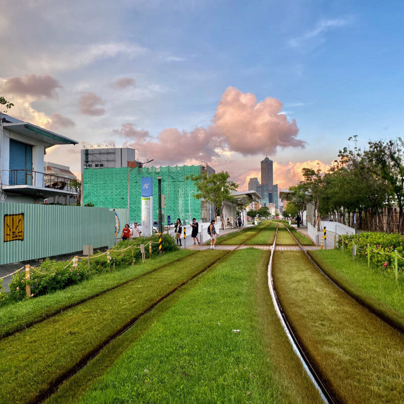 Grassy Kaohsiung Tram
