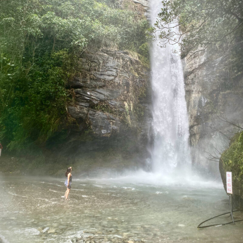 Zhiben Forest Road Waterfall