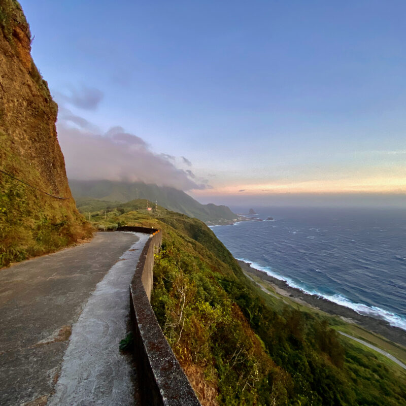 Driving Down From the Lighthouse