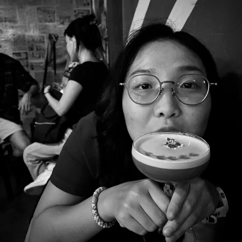 Ellen Sipping Pretty