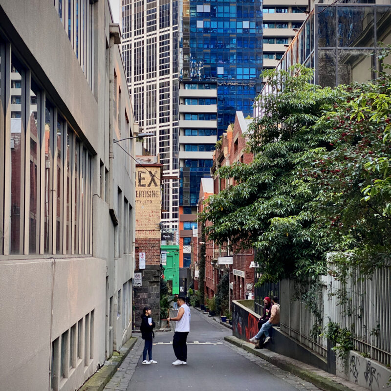 Side Streets in the Melbourne CBD