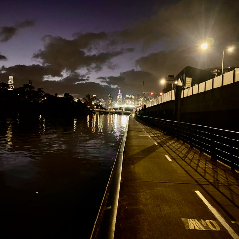 Night Runs Along the River Yarra
