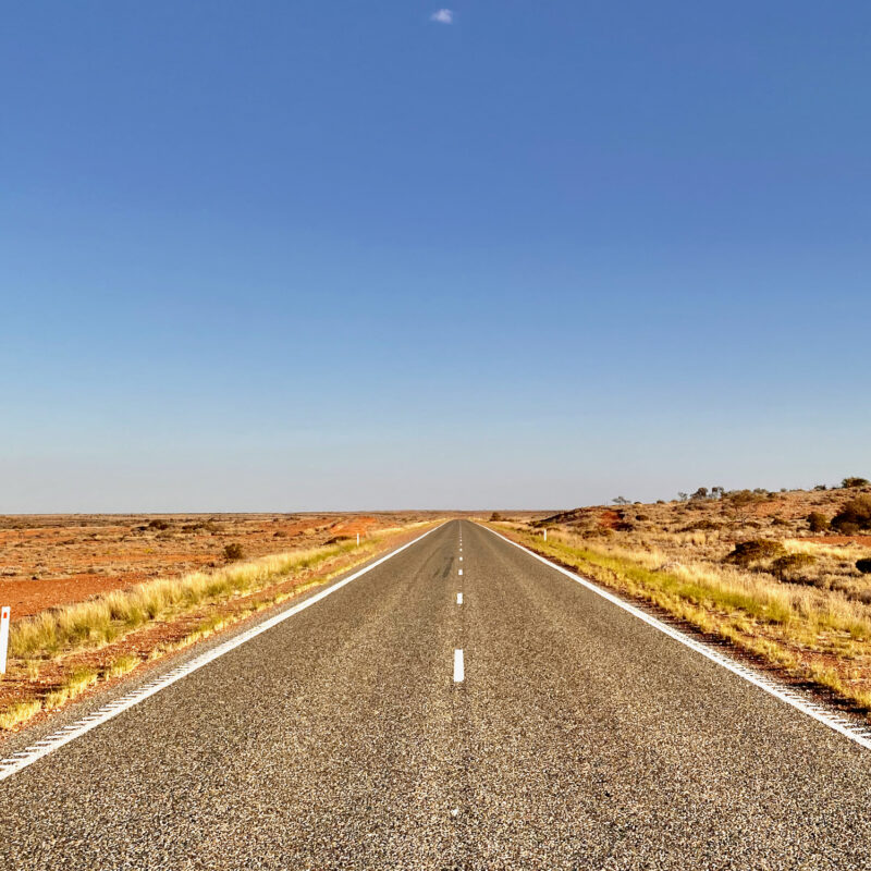 Barren Outback Road