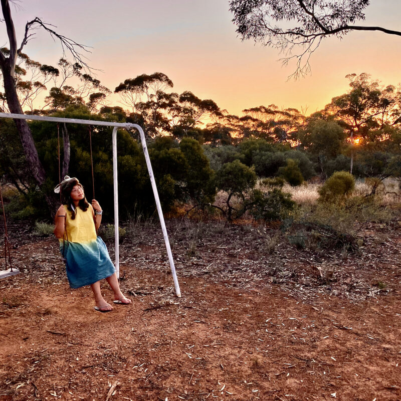 Sunset Swingset