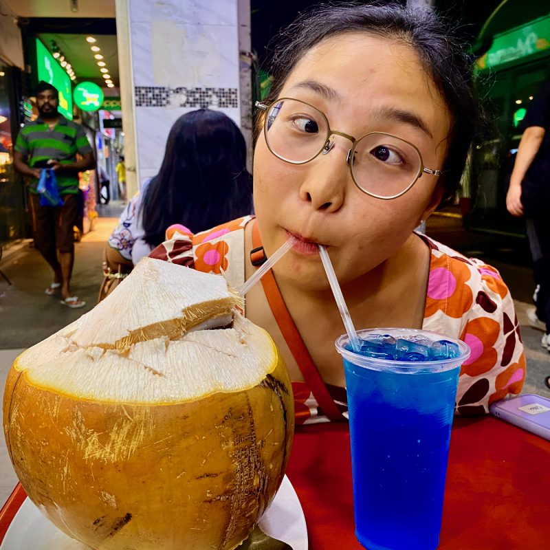 Coconut and Blue Drank