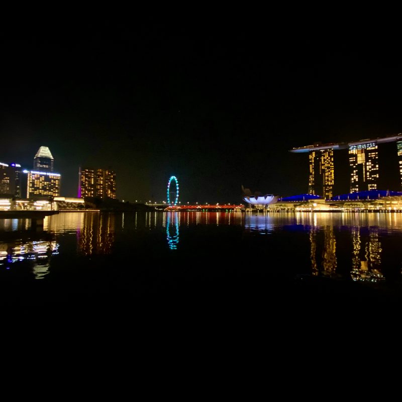 Light Over Inky Waters