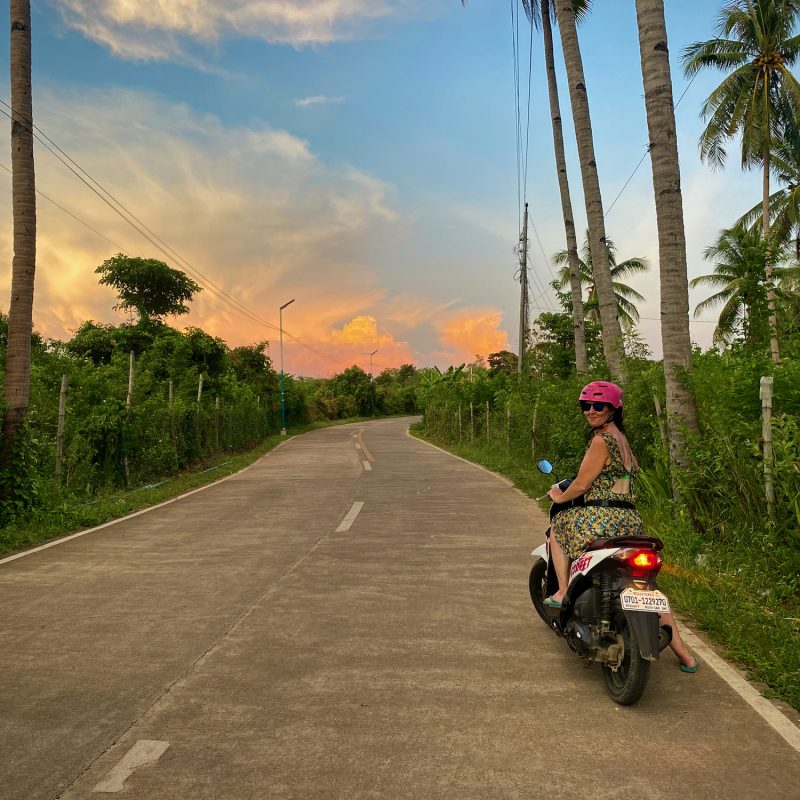 Sunset on Motorbikes