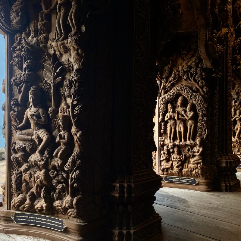 Intricate Pillars