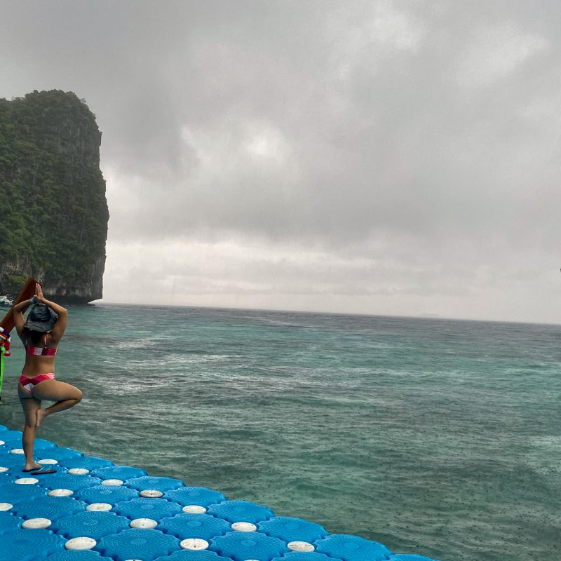 Tree Pose in the Monsoon