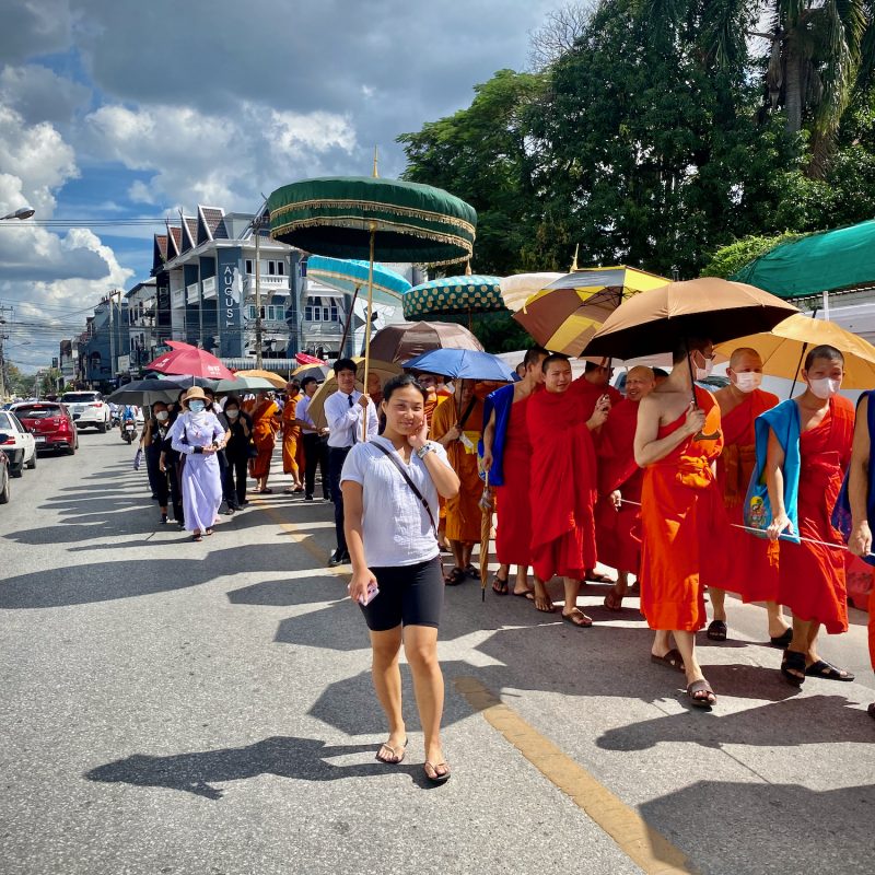 Walking With Monks