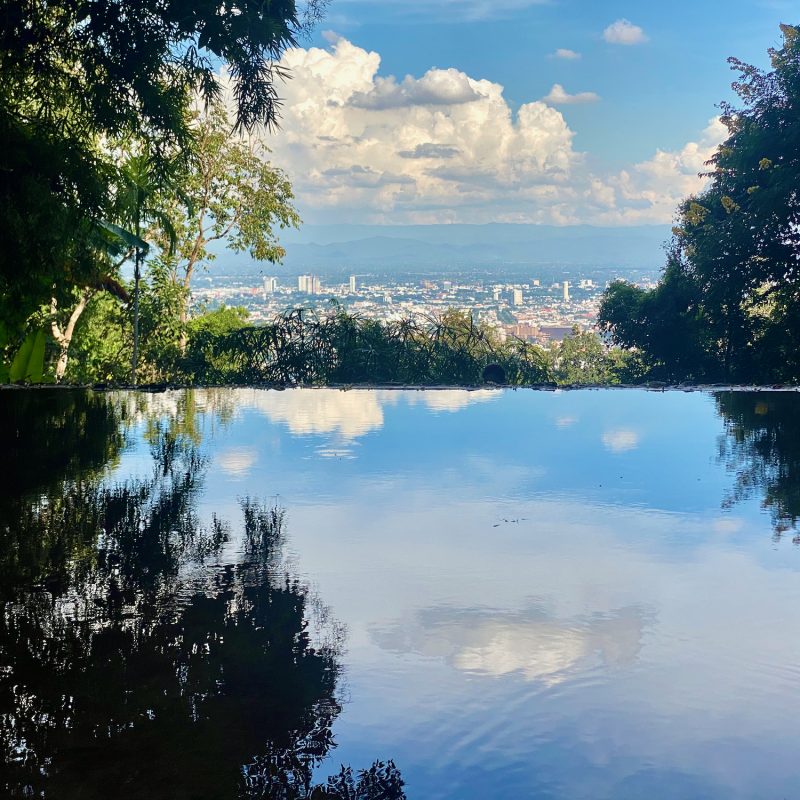 Reflecting Pool at Wat Pha Lat
