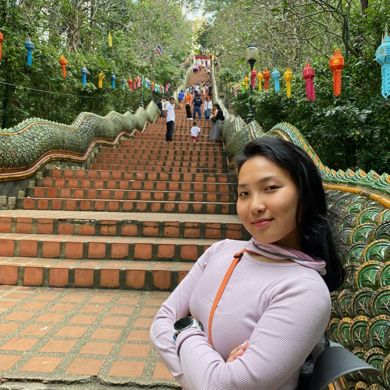 Ellen at Wat Phra That