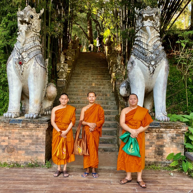 Monks of Wat Pha Lat