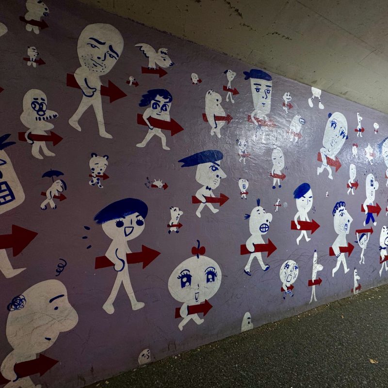 Tunnel Murals in Shibuya