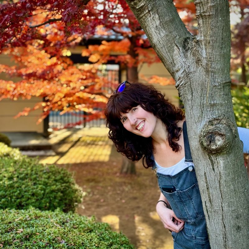 Claire Under the Red Tree