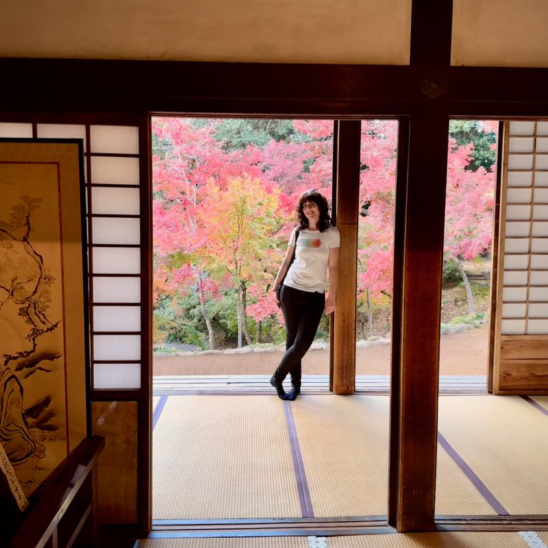Claire at Kitain Temple