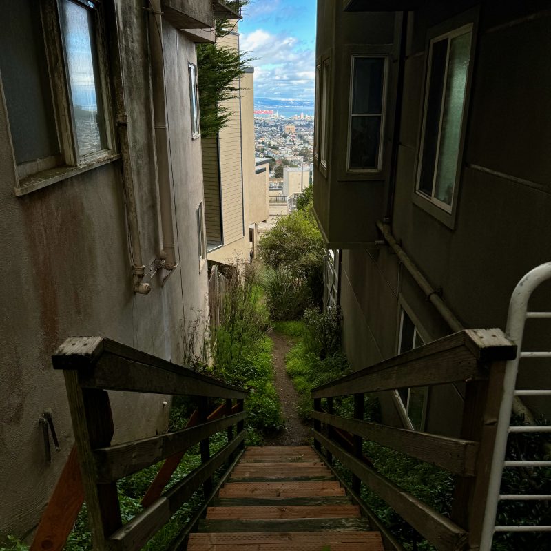 Narrow Alleyways of SF