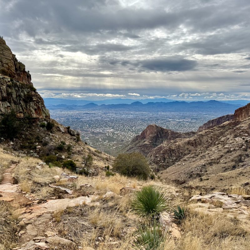 Gazing from Finger Rock