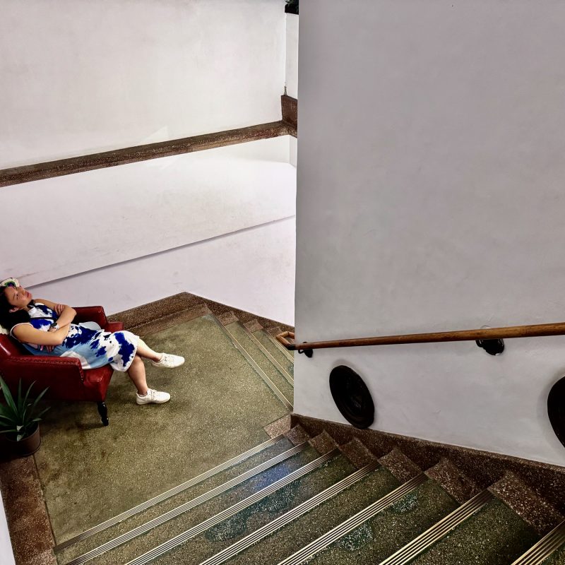 A Sit on a Staircase