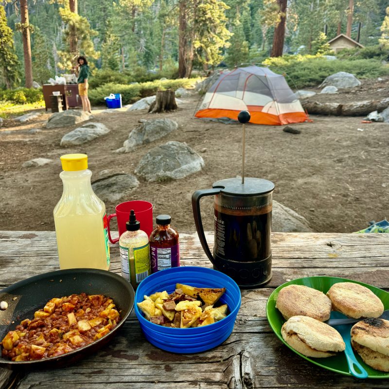 Breakfast at Camp