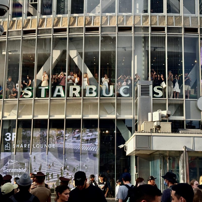 Starbucks Above Shibuya Scramble