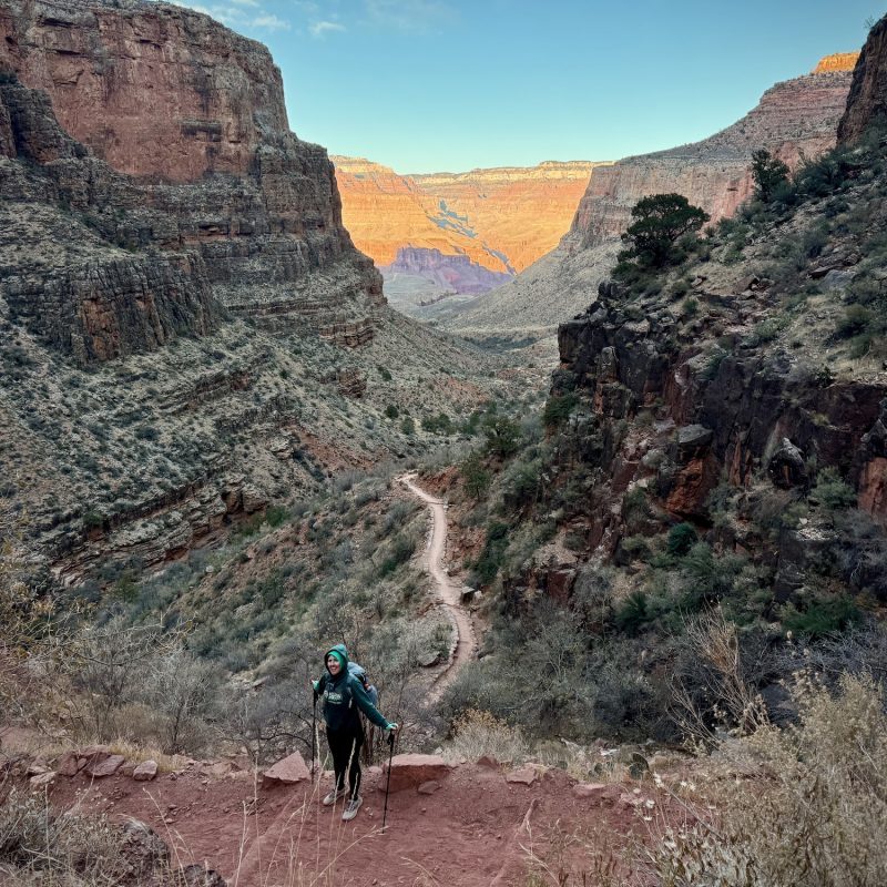 Down the Bright Angel Trail