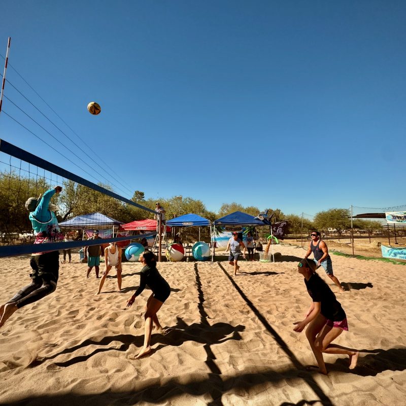Beach Volleyball in the Desert