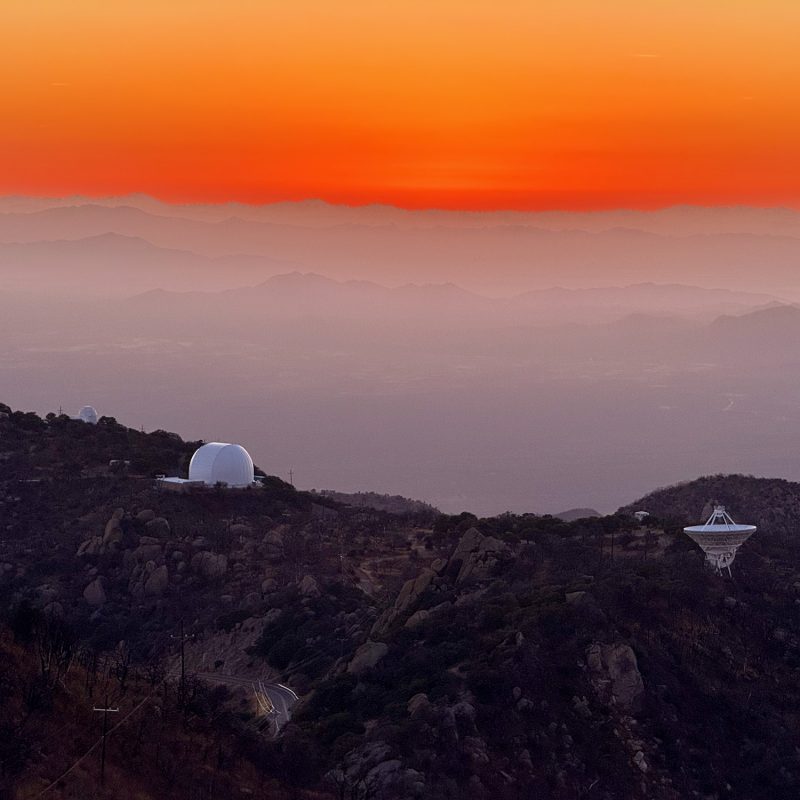 Sunset on Kitt Peak