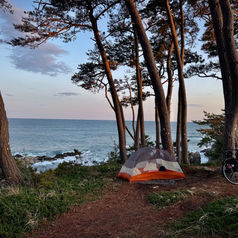 Camp at Cat Island