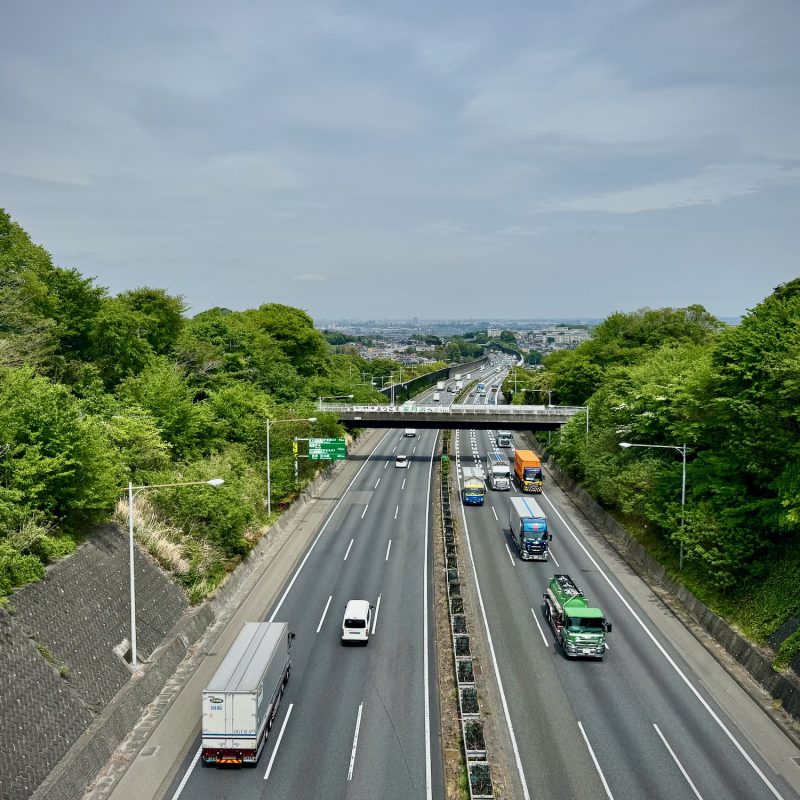 Above the Tomei Expressway