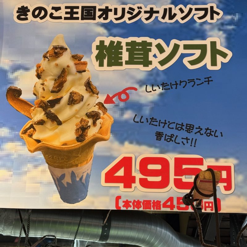 Shiitake on Ice Cream
