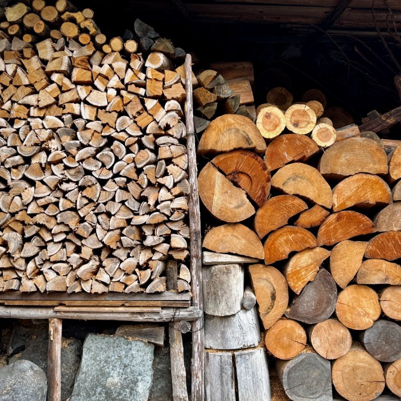 An Artful Woodpile