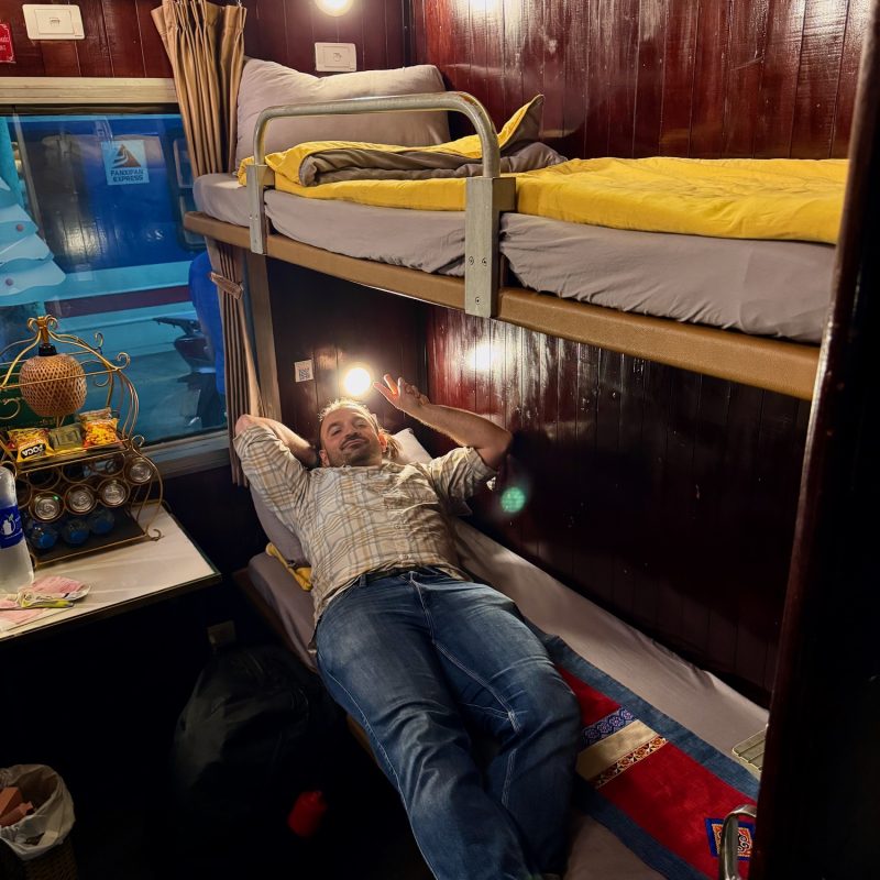 Bunking on the Night Train to Lao Cai